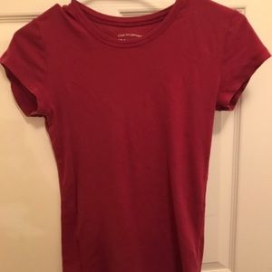 Maroon shirt sleeve shirt